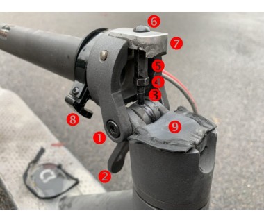 Serrage potence/guidon