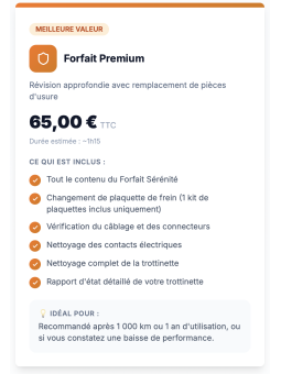 forfait premium